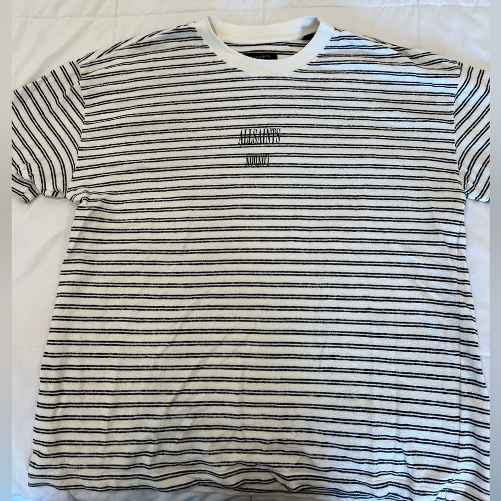 All saints striped tshirt